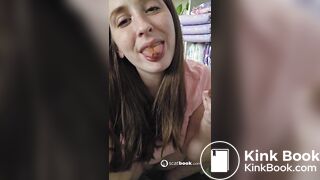 Princess eating a nugget