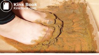 nyloned asian play dirty dog scat gunky feets 4