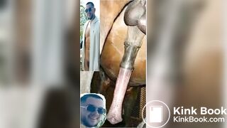 HORSE KuDuRoO DICK CUM MOUTH GIRL SCAT