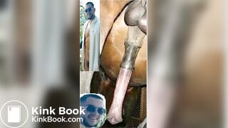 HORSE KuDuRoO DICK CUM MOUTH GIRL SCAT