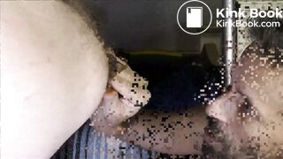 Eating shit from the sling