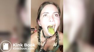 slave girl swallowing your own shit