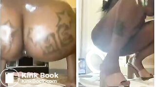 Ebony shits on crackers