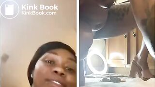 Ebony shits on crackers