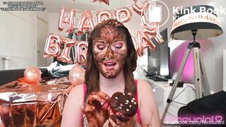 French Scat cooking for her birthday????14#