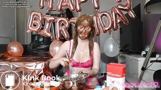 French Scat cooking for her birthday????14#