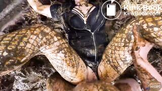 Romance in calf box PoV sex in cowshit