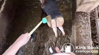 Romance in calf box PoV sex in cowshit