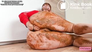 French Scat feed her pussy with shit ????18#