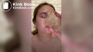 Public bathroom shit snacking
