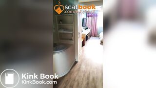 Massive log on hotel desk