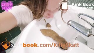 Huge shit in sink