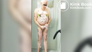 Satan Slave Gets Nipple Porn During Enema Sessi