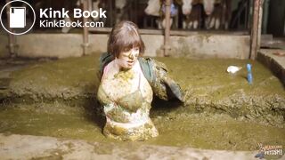 ManureFetish station in the cowshed - masturbating