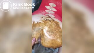 Scat Slut Struggles With Extreme Shitty Fuck