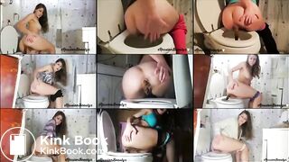 Girls shitting compilation - 9 box at once