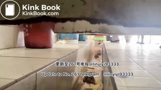 Beautiful girl poops in the toilet 21