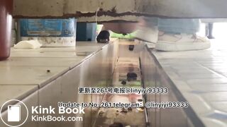 Beautiful girl poops in the toilet 21