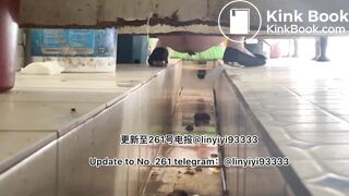 Beautiful girl poops in the toilet 21