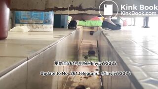 Beautiful girl poops in the toilet 21