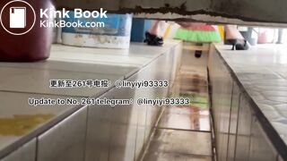 Beautiful girl poops in the toilet 22