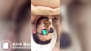 shit eater with his feeder