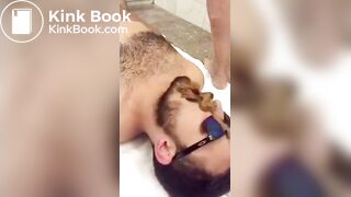 shit eater with his feeder