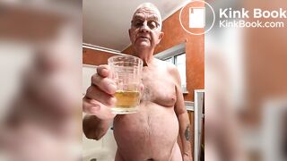 Washing down the shit I just ate
