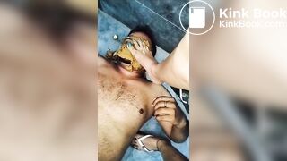 indian scat slave got scat humialated by busty mil