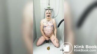 Satan Slave Is Ready For His Sacrificial Scat Sess