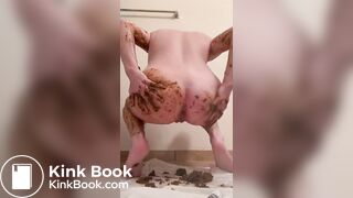 Shit spread shit eat and dirty ass dildo fuck