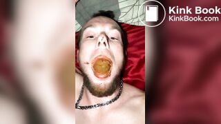 andy eats his shit