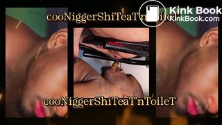 Coon Nigger Shit Eating Toilet