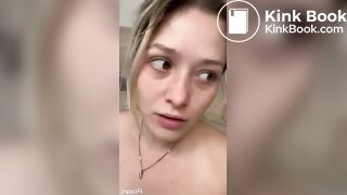 Hot blonde SCAT slut