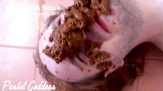 GPastel femdom mistress scat toilet slave