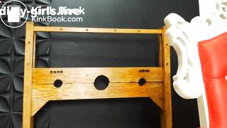 Skinny fetish whore dirty play with shit and piss