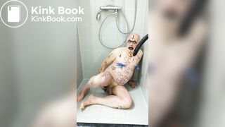 satan slave gets an enema session on orders of sat