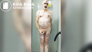 satan slave gets an enema session on orders of sat