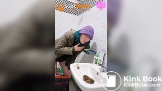 Naughty Ashram Sink Shit Cum