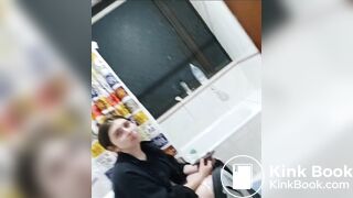 Gf recorded shitting in the bathroom