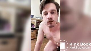 German scat fag eating again