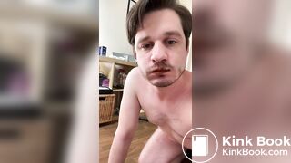 German scat fag eating again