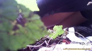 Spanish girl leaks grool while pooping