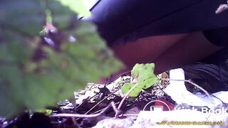 Spanish girl leaks grool while pooping