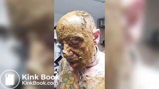 Mit Scheisse einreiben und Scheisse essen