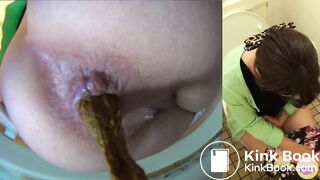 SCAT - Asian girls pooping in the toilet 2
