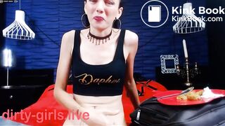 Latina camgirl shit dinner