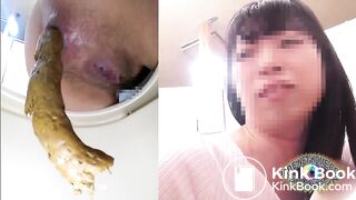 SCAT - Asian girls pooping in the toilet 2