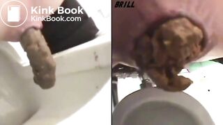 SCAT - Asian girls pooping in the toilet 4
