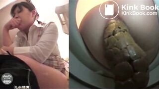 SCAT - Asian girls pooping in the toilet 7